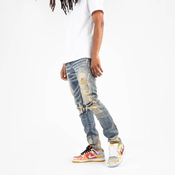 Thrt HANDCRAFT DENIM SKINNY JEANS - Picture 2 of 5